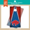 FOOTBALL | Buffalo Bills | Classic Triangle Cornhole Board Decal Design | DIGITAL DOWNLOAD