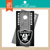 Cornhole board decal design of football team from Las Vegas.