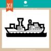 SHIP | Barge Ship SVG, Pirate svg, Pirate Ship Silhouette SVG, Black Ship svg, Sailboat svg, Pilgrim Ship svg, Cut File Cricut, Glowforge