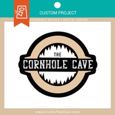 THE CORNHOLE CAVE | 18 x 30 rustic flag